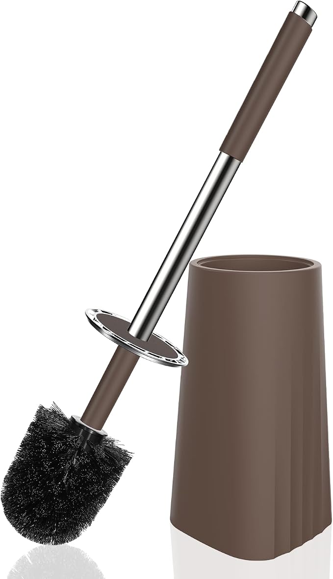 SetSail Toilet Brush, Compact Size Toilet Bowl Brush and Holder Toilet Brushes by SetSail