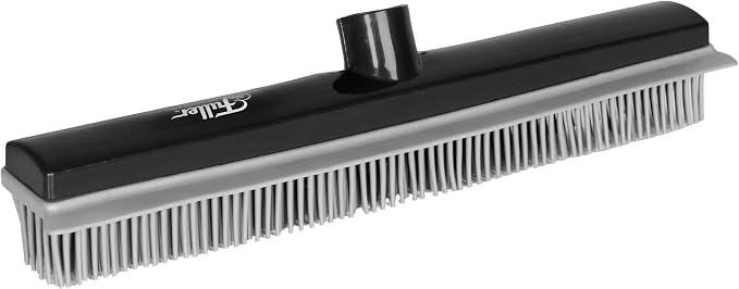 Fuller Brush Rubber Broom – for Carpets Floors Stairs Upholstery – by FullerBrush
