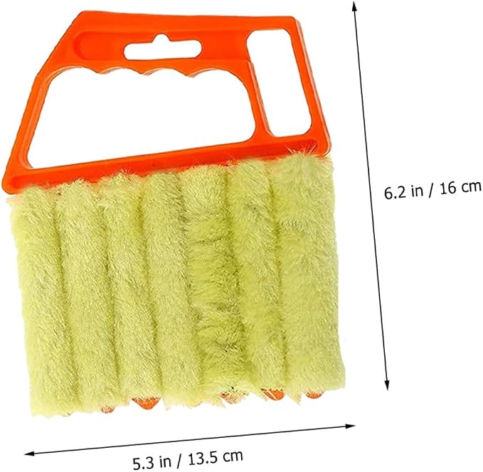 7-Finger Blinds Cleaning Brush and 3-Finger Window Shutter Brush 2pcs, Handheld - Image 2