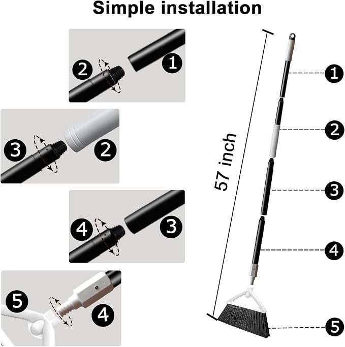 Heavy Duty Angle Broom 2 Pack - Image 8
