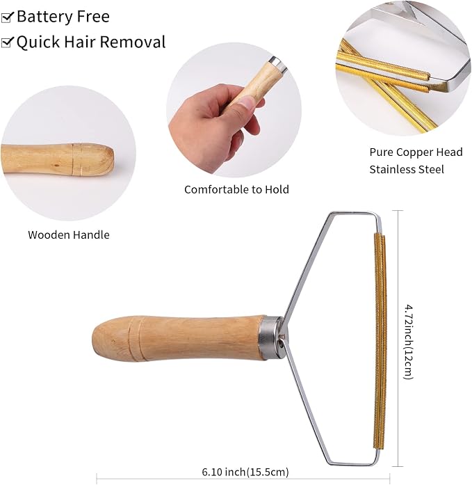 2pcs Pet Hair Remover, Portable Lint Removers, Reusable Remover Brush Tool - Image 2