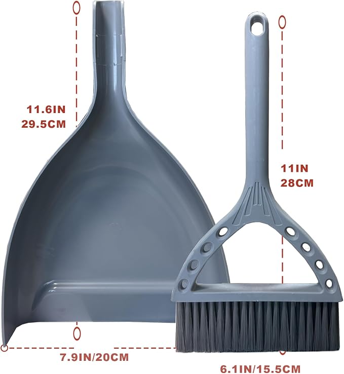 Mini Broom and Dustpan Set Small Dust pan and Brush Set Perfect - Image 7