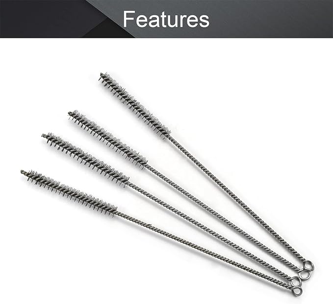 Utoolmart Wire Tube Brushes, Stainless Steel Spiral Power Bottle Brush - Image 3