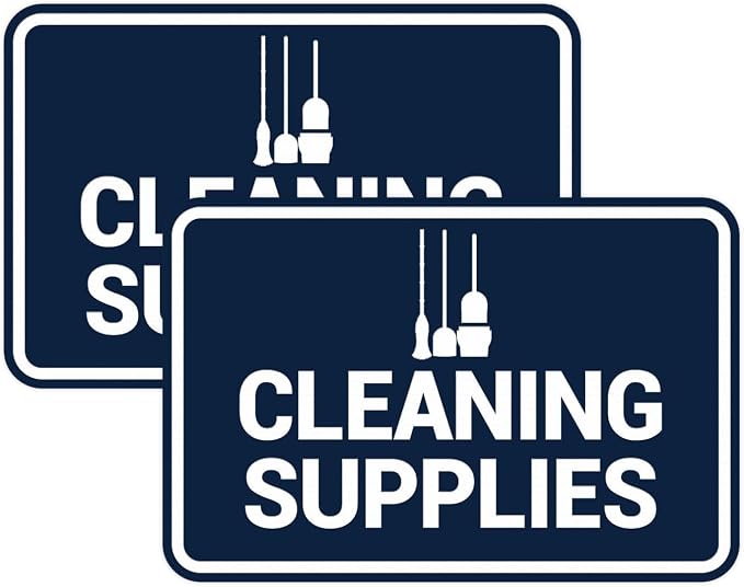 Signs ByLITA Classic Framed Cleaning Supplies Sign by SignsByLITA