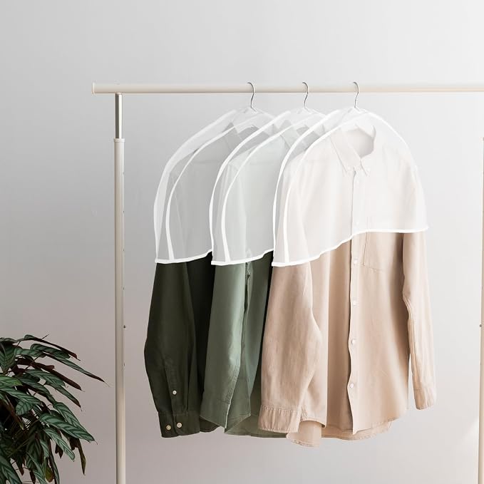 30PCS Garment Covers For Hanging Clothes, Shoulder Covers For Closet Storage - Image 4