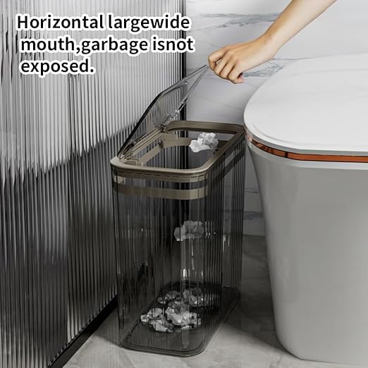 Transparent Trash Can, Bathroom Trash Cans - Image 6