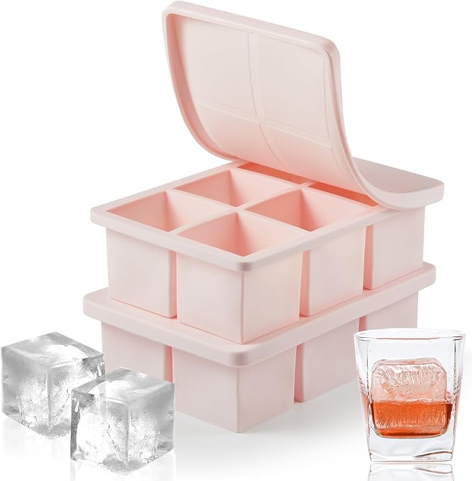 Nax Caki Pink Large Ice Cube Tray by NAXCAKI