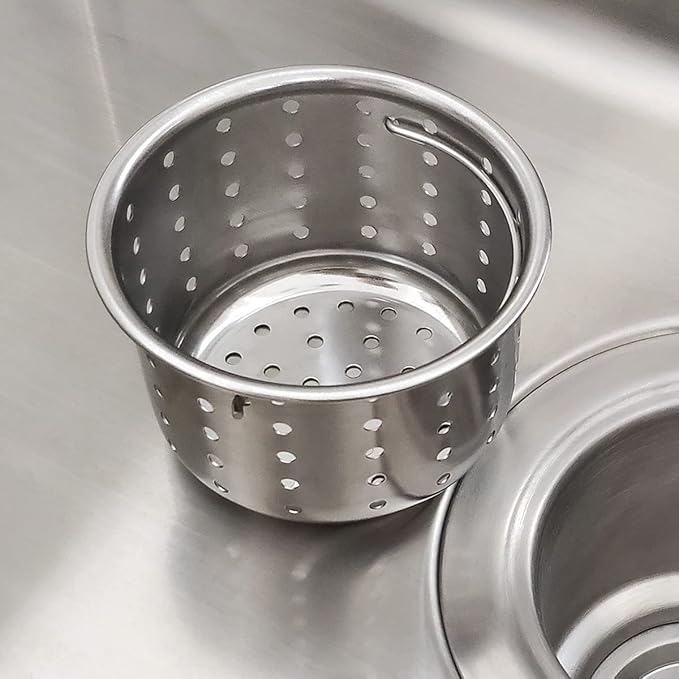 Kitchen Sink Drain Basket Only, 3-inch Basket by GZILA