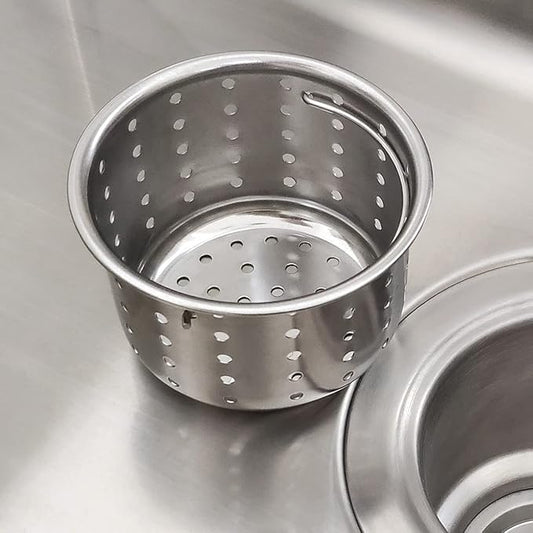 Kitchen Sink Drain Basket Only, 3-inch Basket by GZILA