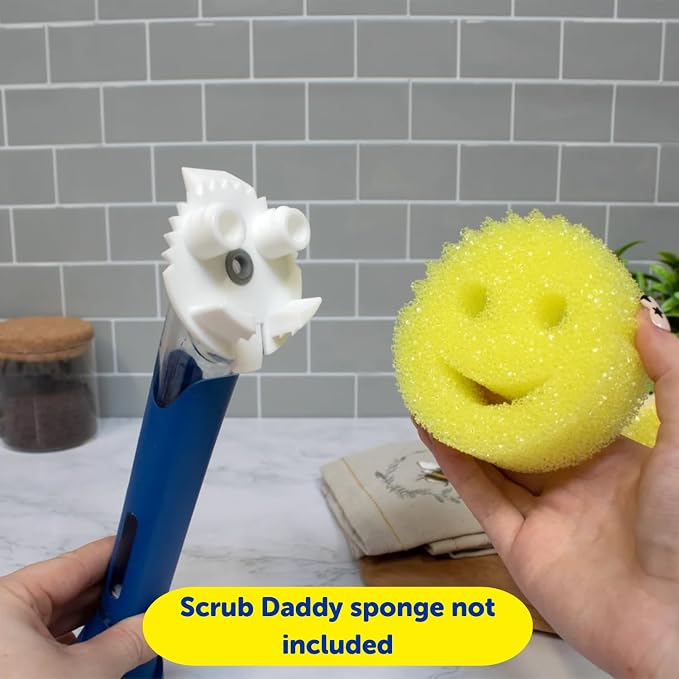 Scrub Daddy Dish Daddy Dish Wand & Connector Head, Soap Dispensing Dish Brush - Image 7