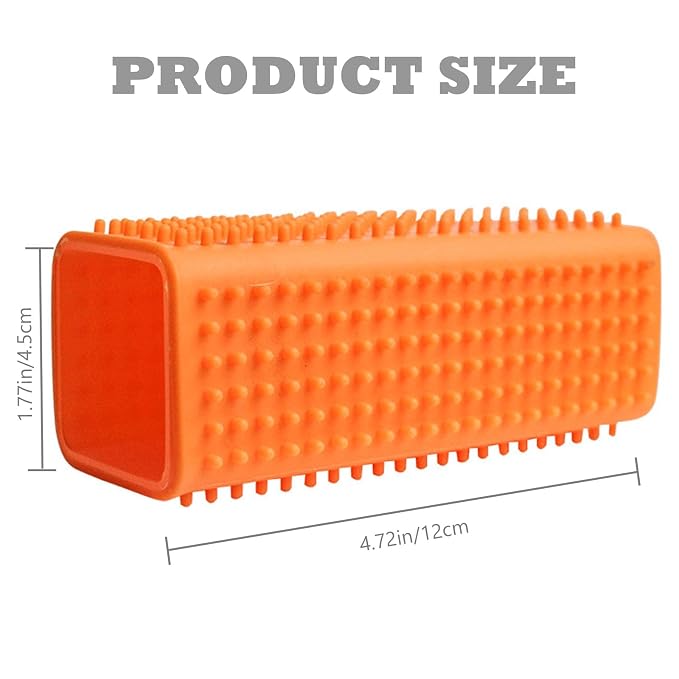 2 Pieces Pet Dog Cat Hair Remover, Block Roller Cleaner, Hollow Silicone - Image 2