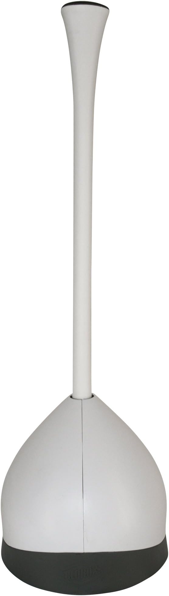 Clorox Toilet Plunger with Hideaway Holder Caddy Heavy-Duty Compact Design with - Image 10