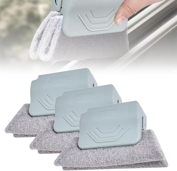 Magic Window Track Cleaner, 2025 Upgraded Handheld Cleaning Brush Set, by OZDOZD