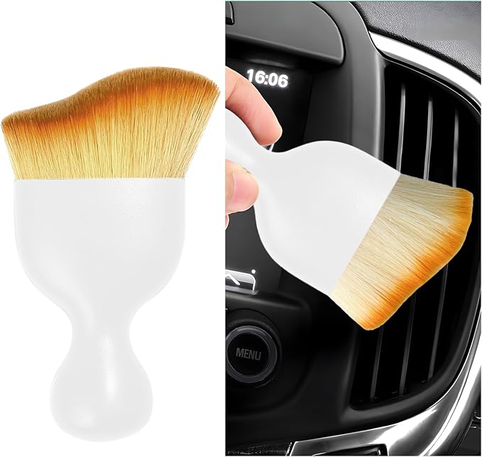 Car Interior Dust Brush, Soft Scratch Free Auto Detailing Brushes, Universal by Dickno