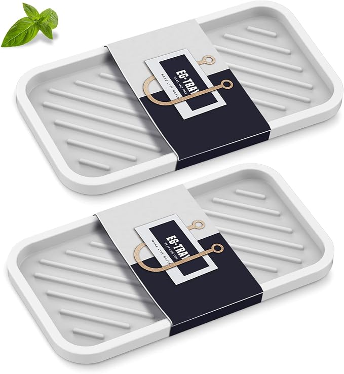 EG-SIPRO Silicone Sink Organizer Tray, WHWH Color by EG-SIPRO