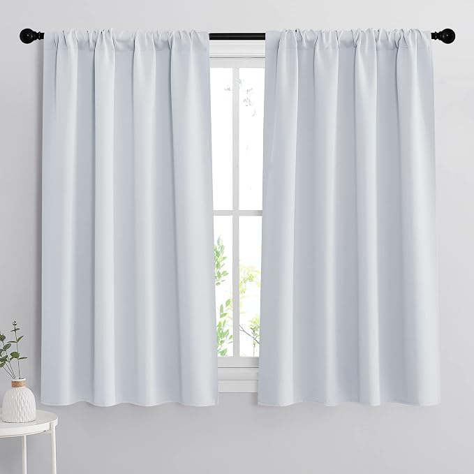 RYB HOME White Curtains for Bedroom by RYBHOME