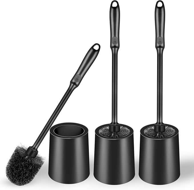 Toilet Brush and Holder 3 Pack by AONEZ