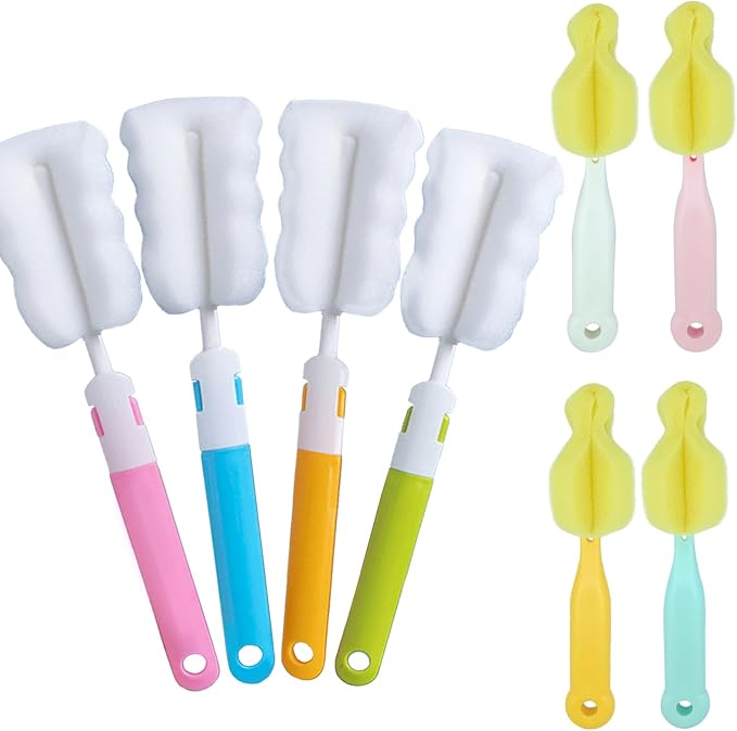 INVODA Cleaning Brush Set, Soft & Fluffy Texture, Comfortable Grip, Hanging by INVODA
