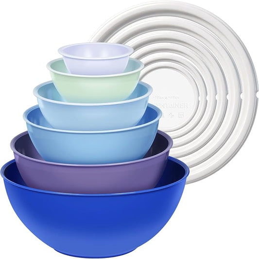 Greentainer Plastic Mixing Bowls by Greentainer