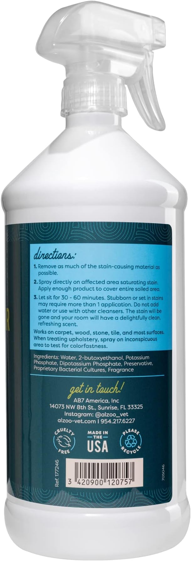 ALZOO Stain & Odor Remover, Quickly Lifts & Dissolves Pet Stains & Helps - Image 3