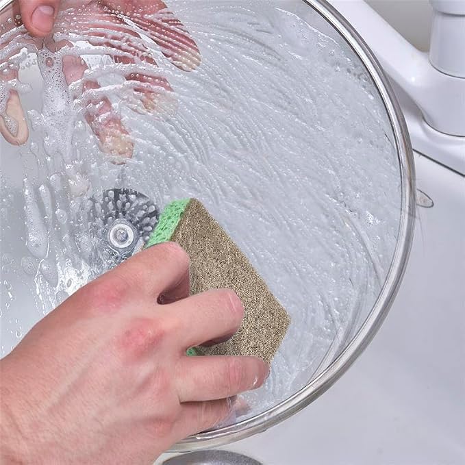 Kitchen Sponges for Washing Dishes, Non-Scratch Cellulose Dish Scrub Sponges - Image 5
