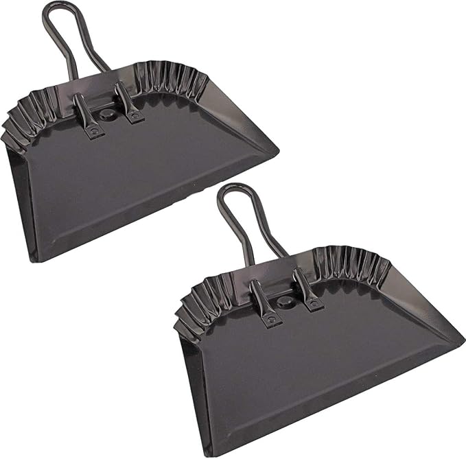 Edward Tools Black Metal Dustpan 12” by Edward+Tools