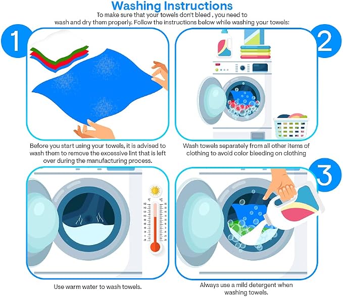 Nabob Wipers Auto Mechanic Shop Towels 25 Pack Bulk Shop Rags 100% Cotton Size - Image 9