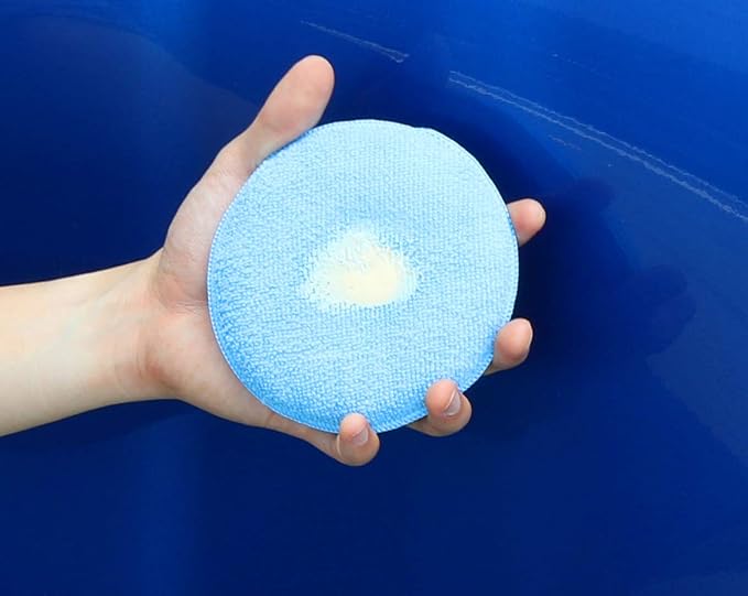 SimpleHouseware Car Wash Sponge Wax Microfiber Applicator Pads - Image 2