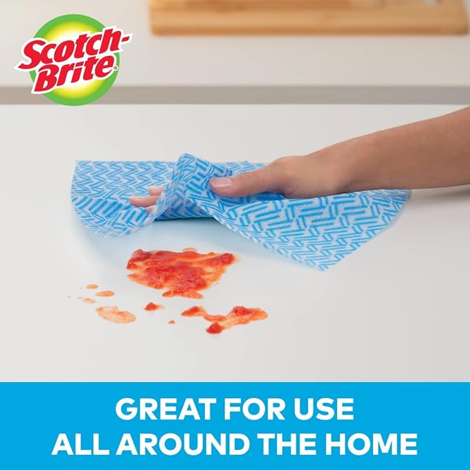 Scotch-Brite Multi-Purpose Wipes, 6 Rolls, 40 Sheets Per Roll, 240 Sheets Total - Image 4