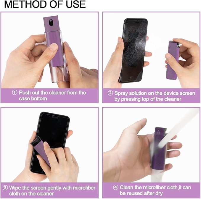 Screen Cleaner Touchscreen Mist Spray, walrfid Cleaning Kit - Image 3