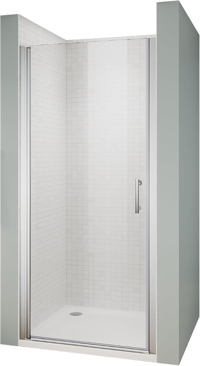 Glass Shower Door 33.5-35" W x 72" H, UCALAFEE Frameless Pivot Swing Door - Image 9