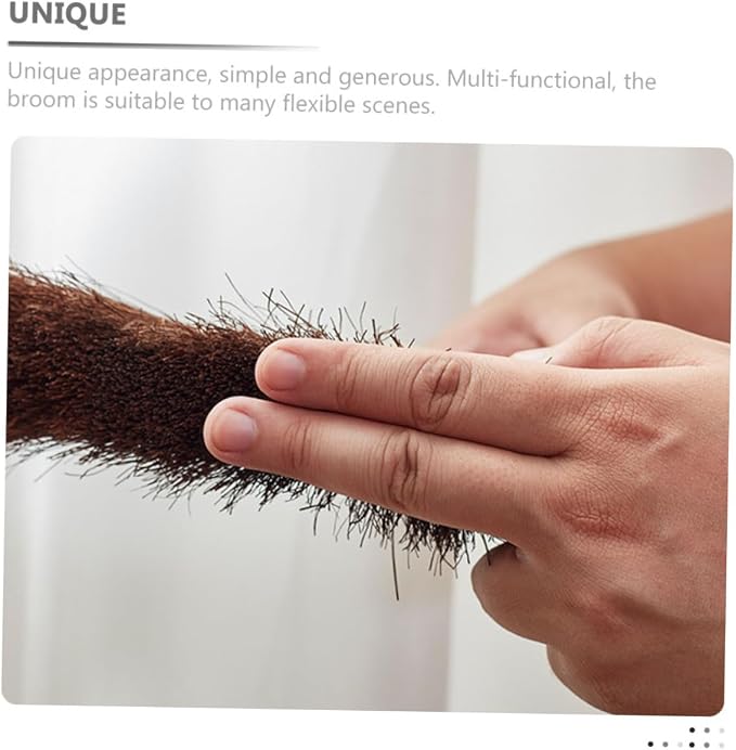 Palm Broom Soft Bristles Small Handheld Dust Brush - Image 3
