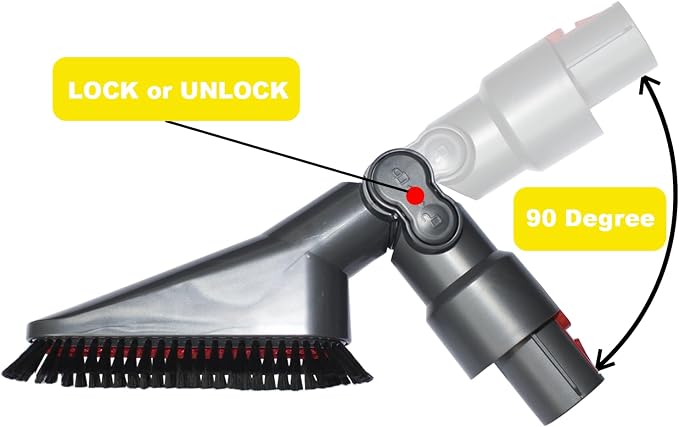 Replacement Vacuum Attachments for Dyson V7 V8 V10 V11 V15 Ideal for Cleaning - Image 3