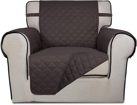 PureFit Reversible Quilted Sofa Cover, Water Resistant Slipcover Furniture by PureFit