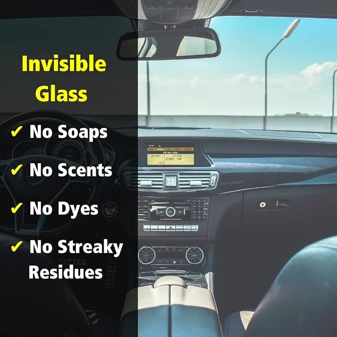 Invisible Glass 91164-4PK Premium Aerosol Glass and Window Cleaner - Image 4