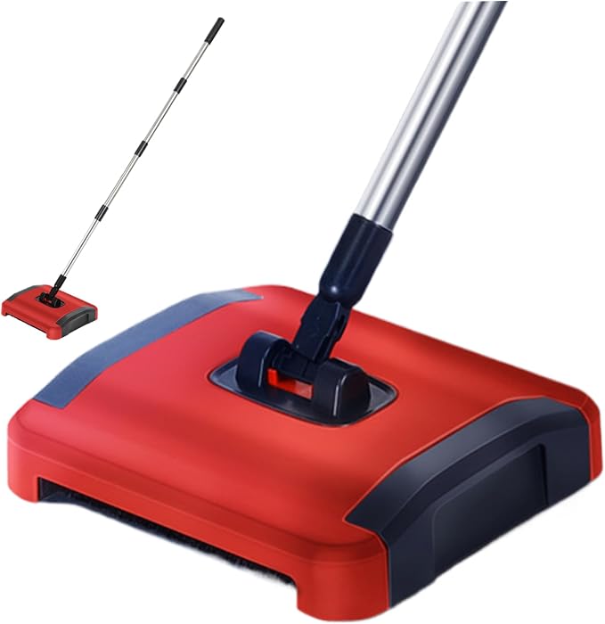 Carpet Sweeper Manual 3 Rolling Brushes Floor Sweeper Carpet Brush by Unknown