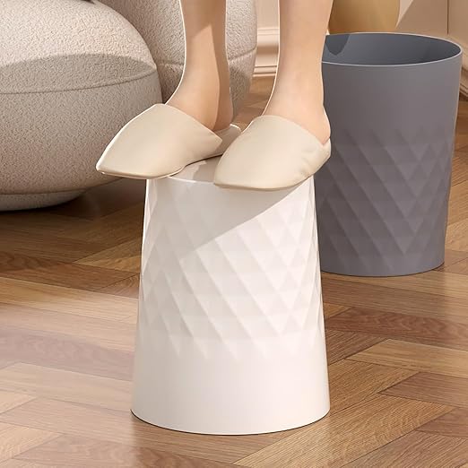 2 Pack Small Trash Can 1.8 Gallon Bathroom Garbage Can Waste Basket Recycling - Image 9