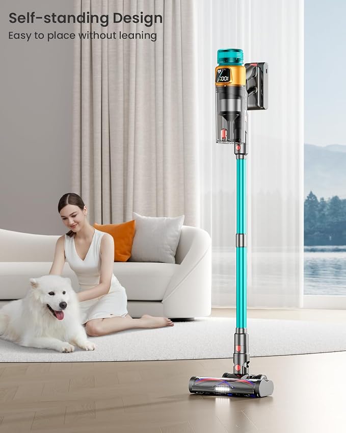 Cordless Vacuum Cleaner, 580W 48KPA 70Mins Vacuum Cleaners - Image 5