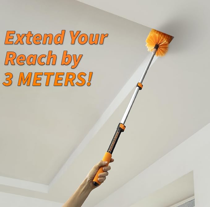 1.5-3 ft Long Paint Roller Extension Pole // Multi-Purpose Telescopic Extension - Image 5