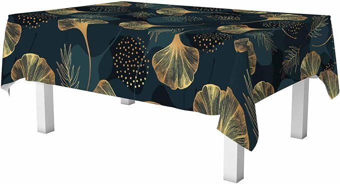 Golden Gingko Leaves Tablecloths by Unknown