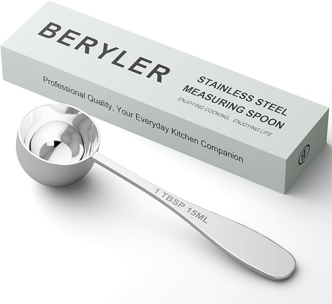 1PCS 1tbsp Single Measuring Spoon, Stainless Steel Individual Teaspoon by BERYLER