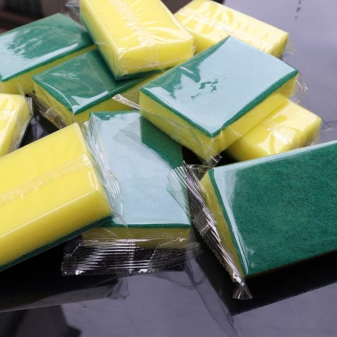 Sponge Individually Wrapped，Kitchen Dishwashing Sponge Scouring Pad Dishcloth - Image 6