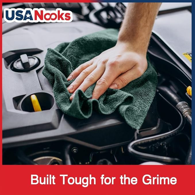 USANOOKS Premium 300GSM Microfiber Cleaning Cloth - Image 4