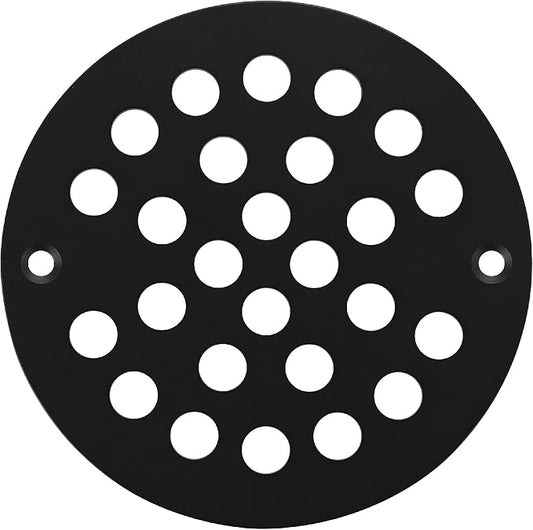 4-Inch Screw-in Shower Strainer Drain Cover Replacement Floor Strainer by vouruna