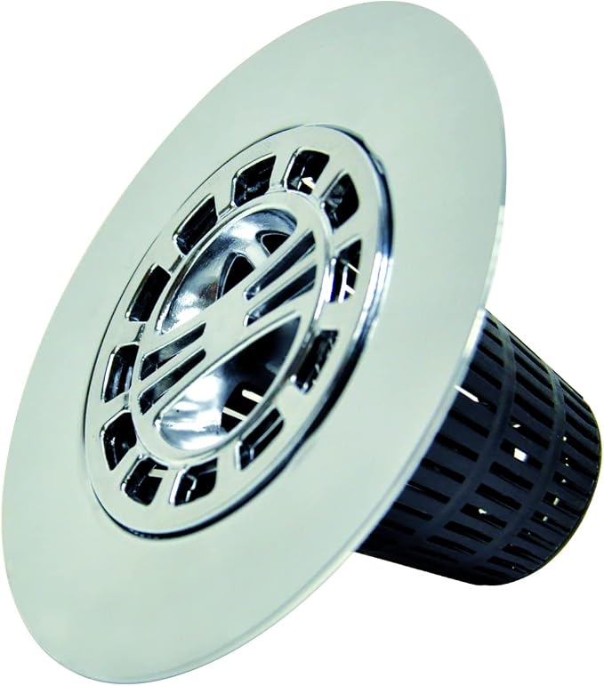 Danco 10529P Chrome Shower Drain Hair Catcher - Image 5