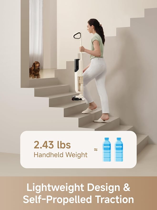 MOVA K30 SE Wet Dry Vacuum Cleaner, 180° Lie-Flat Reach Smart Vacuum Mop - Image 5