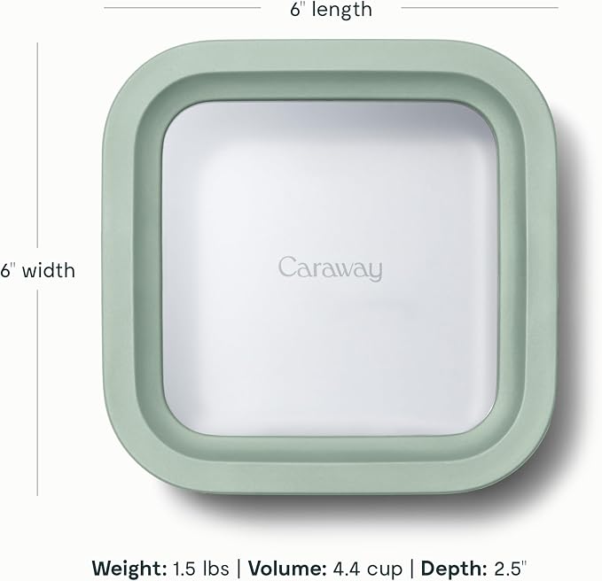 Caraway 2pc Glass Food Storage Set - Image 3