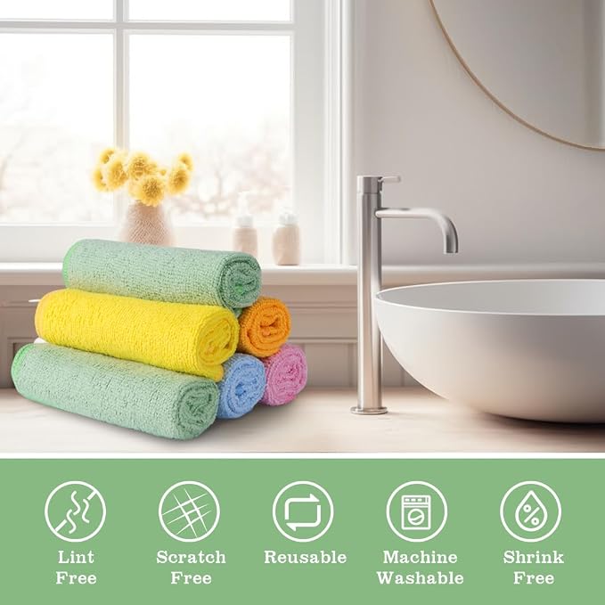 Washcloths - 20 Pack - Face Towels, Highly Soft Wash Cloths and Hand Towels - Image 6