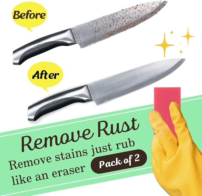 Rust Eraser for Knives Kitchen Stoves Wood Finish and Bicycles Multi Purpouse - Image 2