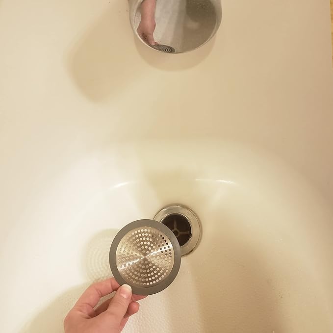 Danco 11040P Bathroom Sink Hair Catcher, Bathtub Drain Protector, Sink and Tub - Image 4